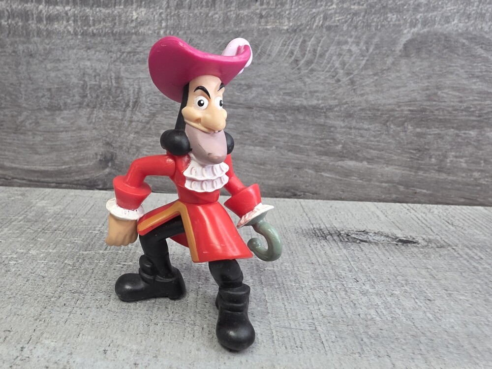 Captain Hook Disney Imaginext Peter Pan Villain PVC Figure 3.5" g63b
